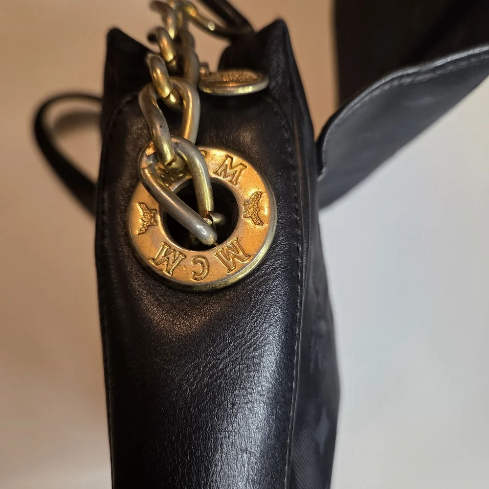 MCM Black Shoulder Bag - Picture 7 of 16